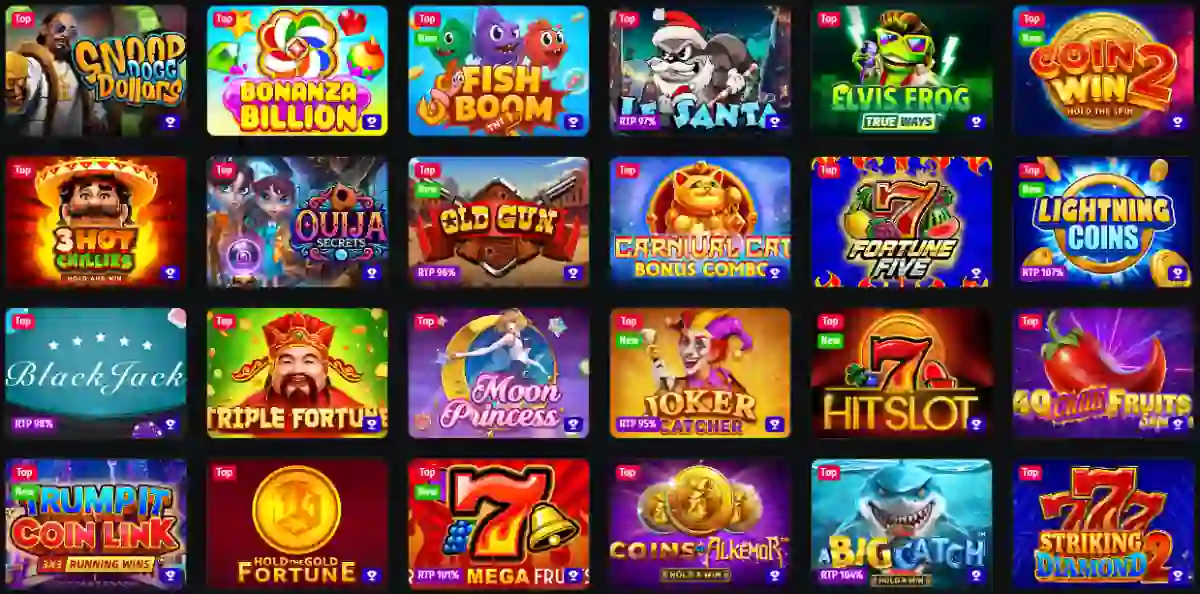 Homepage of the website